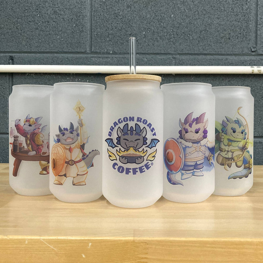 Frosted Glass Can