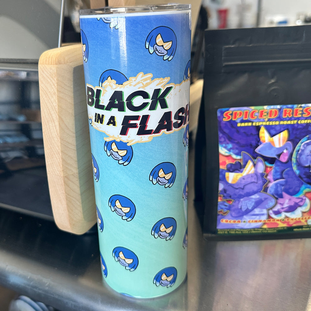 Black in a Flash "Back to Black 26" Exclusive Tumbler