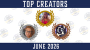 Our Top Creators - June 2026