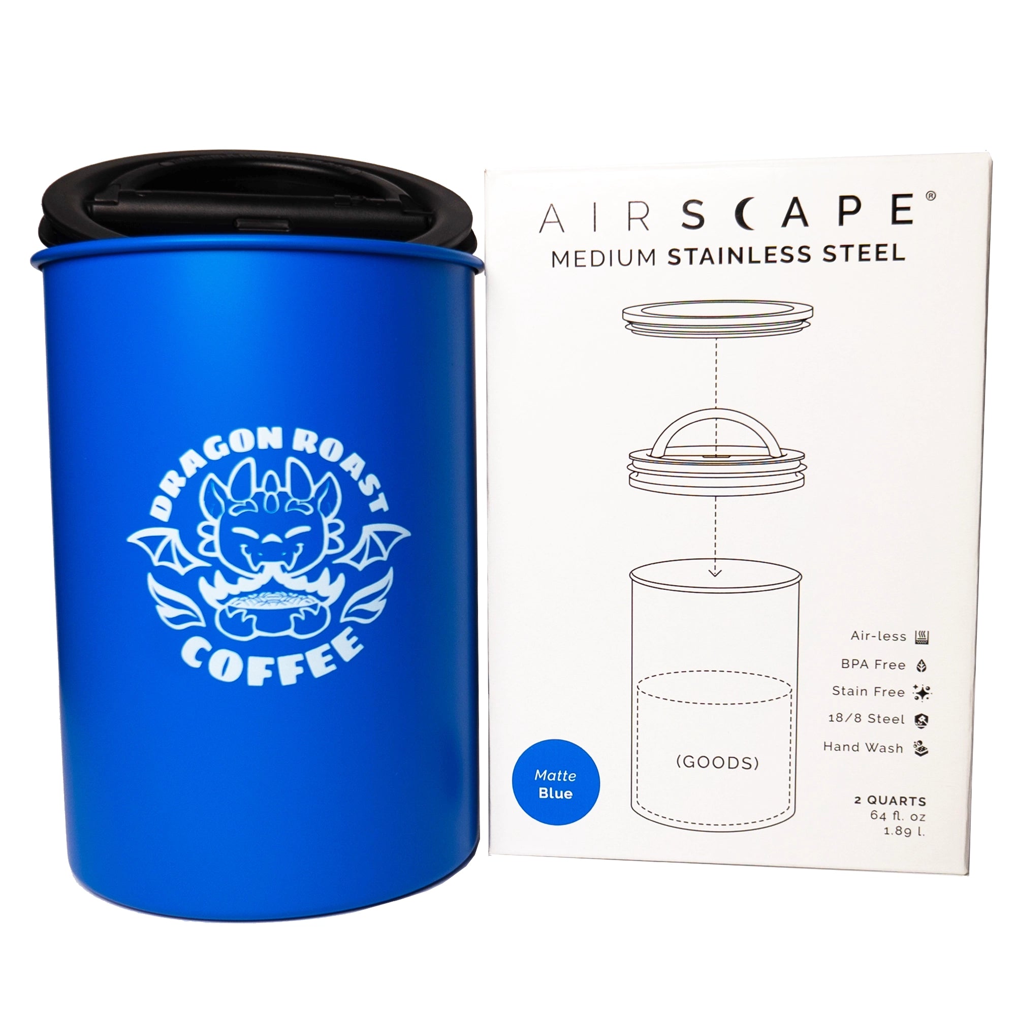 Dragon Roast - Airscape Coffee Canister