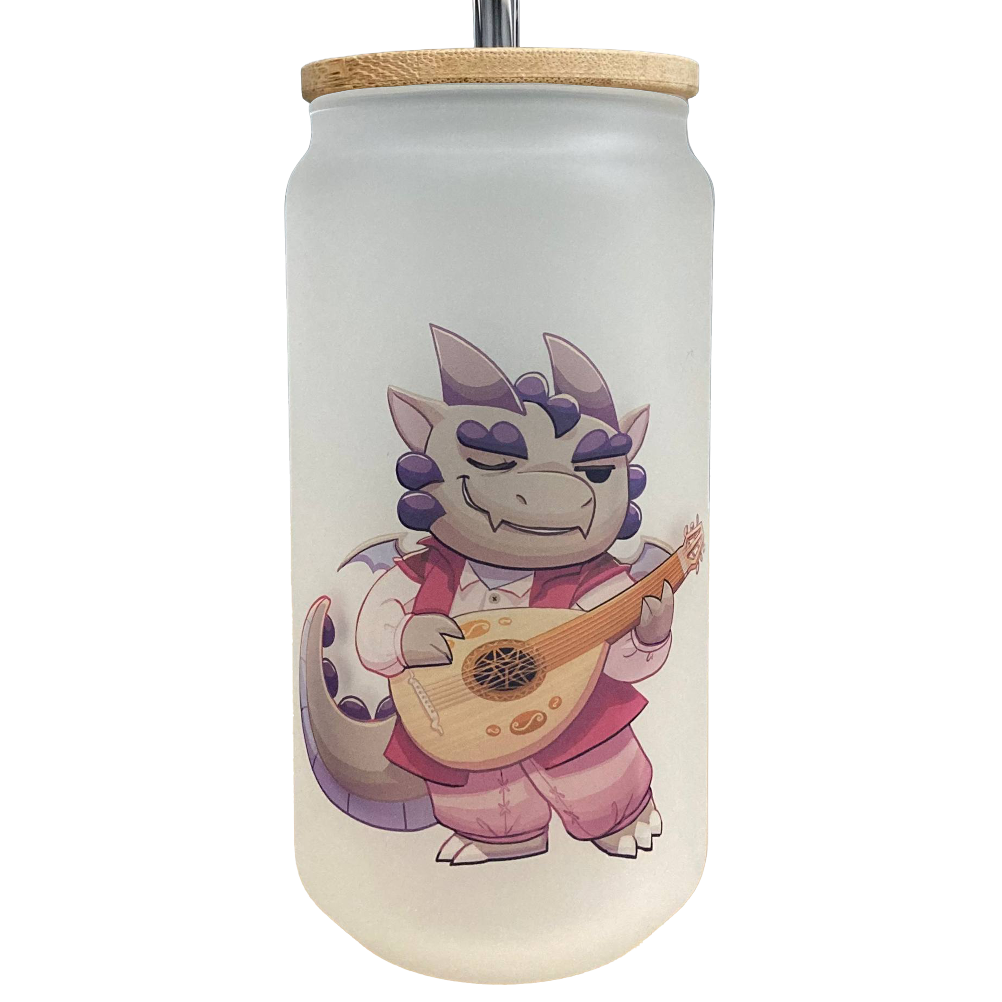 Frosted Glass Can