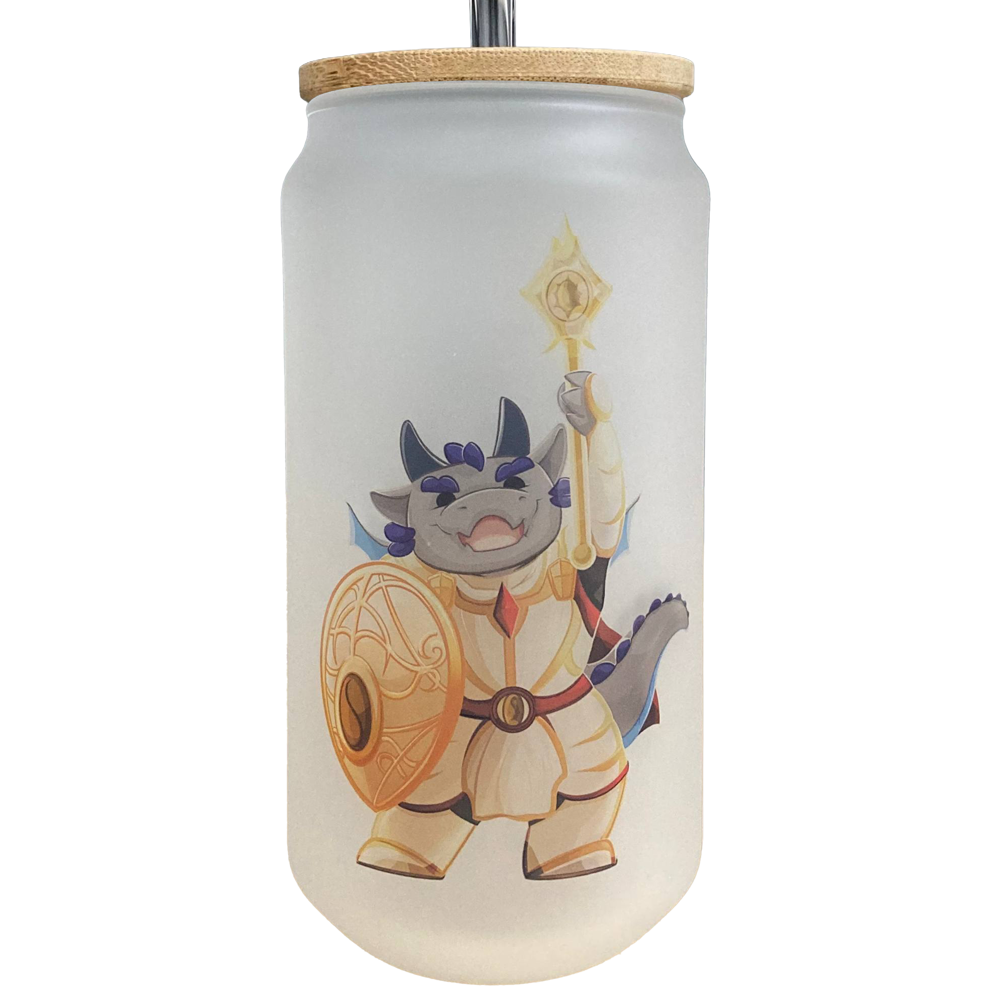 Frosted Glass Can