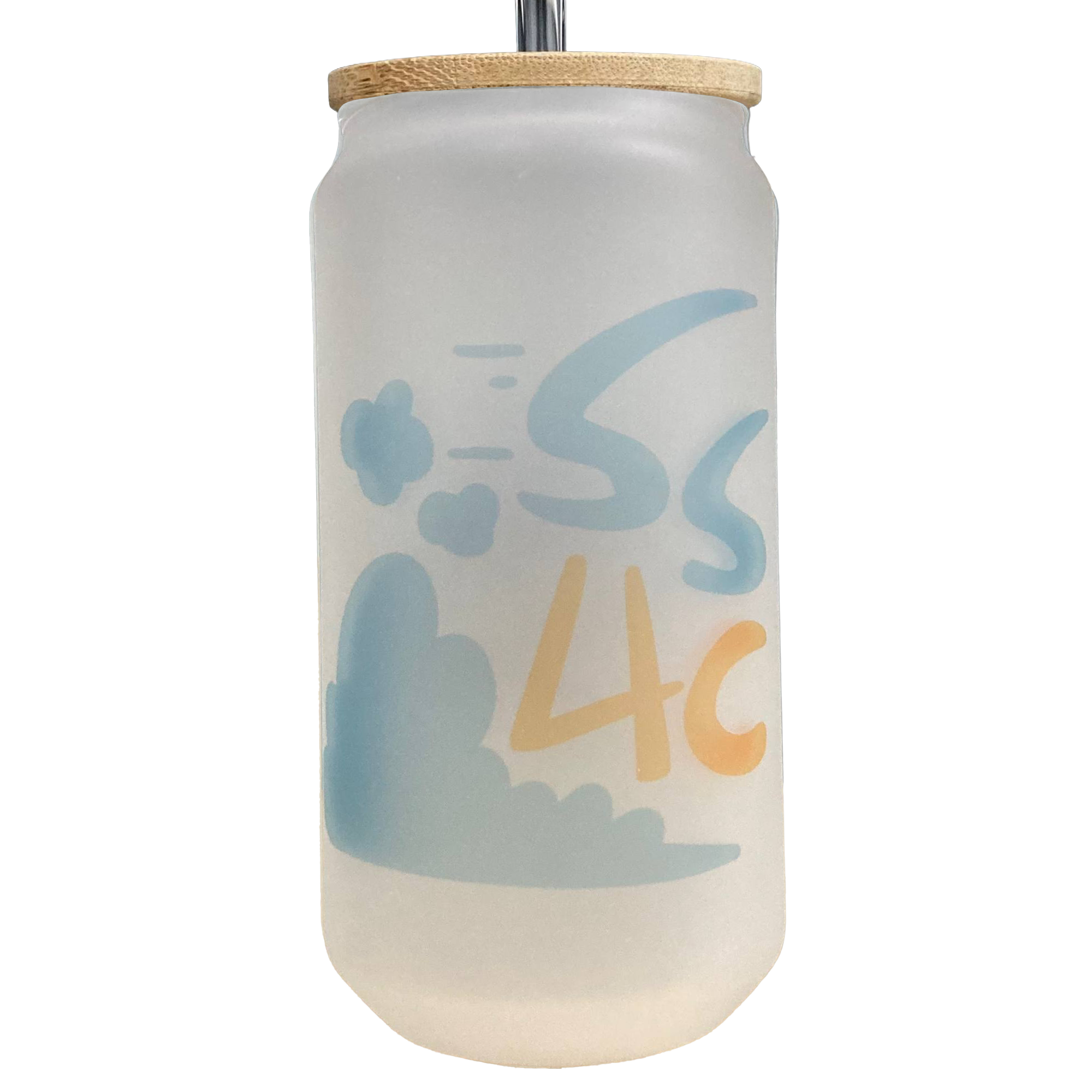 SS4C Frosted Glass Can